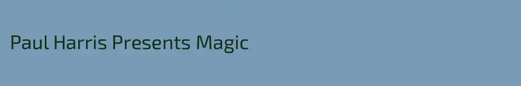 Paul Harris Presents Magic